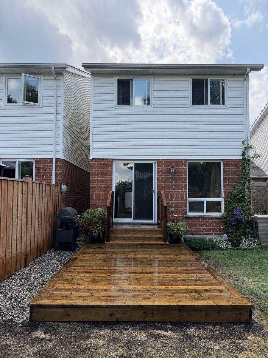 After — Tired Patio → New Deck Build